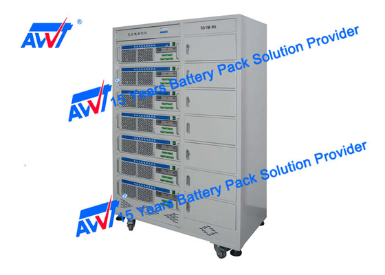70V 20A 7 চ্যানেল ব্যাটারি গঠনের সরঞ্জাম / লিথিয়াম ব্যাটারি প্যাক এজিং মেশিন